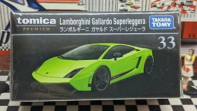 Tomica Premium #33 Lamborghini Gallardo Superleggera 1/62 Scale Nib Usa Stock!!! • $11.99