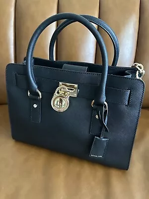 MICHAEL KORS Hamilton Satchel Geniune Leather Bag • $98