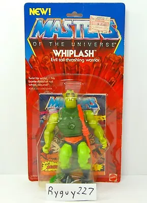 MOTU Whiplash Masters Of The Universe MOC Carded Sealed He-Man Mattel • $450