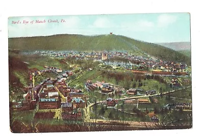 Postcard Vin(1) PA Mauch Chunk Birds Eye View #406 P 7/6/1908 (626) • $1.50