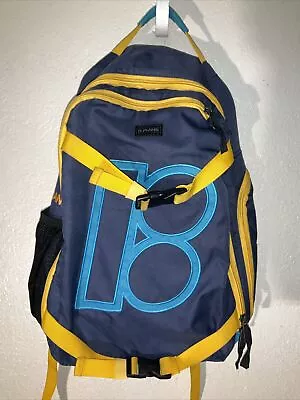 Plan B Yellow Blue 90’s Snow Mx Surf Bmx Sup Skateboard School Back Pack • $19