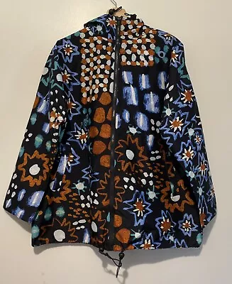 $95 • Buy GORMAN X Monika Forsberg  Star Parade” Raincoat Coat Size S/M