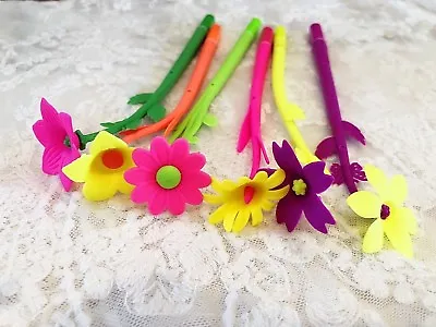 £2.79 • Buy Mix Types Colorful Flower Fine Point Pen Novelty Set Kids Party Gift Fun Party