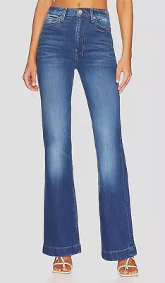 7 For All Mankind Ultra High Rise Dojo Bootcut Pinyon Blue Jeans Size 29 $228 • $69.99