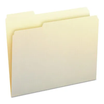 Smead 10331 1/3-Cut Left Tab Interior File Folder - Letter Manila (100/BX) New • $25.86