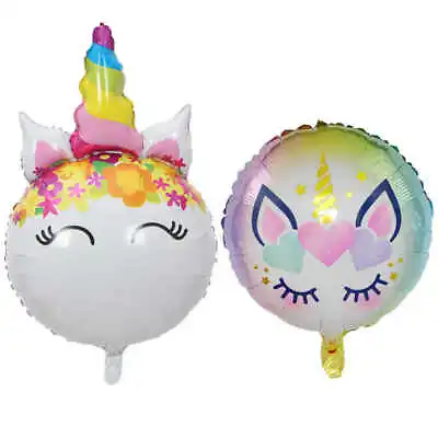 Unicorn Round / Horn Balloon • £2.69