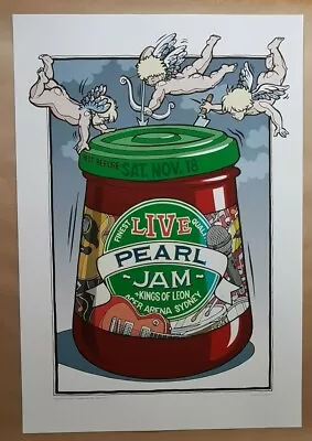 Pearl Jam Kings Of Leon Sydney Australia 2006 Concert Poster Art Daymon Greulich • $49