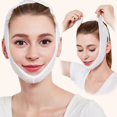 $4.70 • Buy V-line Face Chin Cheek Lift Up Slimming Slim Mask Anti Wrinkle Belt Strap Band