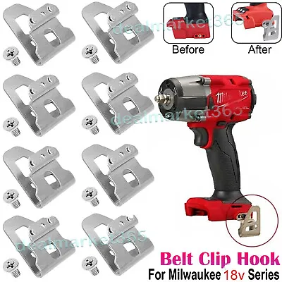 8PCS Belt Clip Hook For Milwaukee 42-70-2653 18V For 2604-20/2604-22/2604-22CT • $18