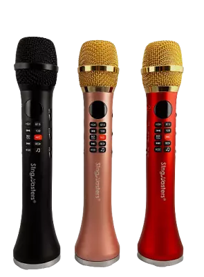 Karaoke Microphone Speaker Wireless Bluetooth  Handheld CarPool Mic KTV Speaker • $104.13