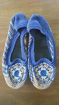 Women's SHALIMAR Ballet Flats SHOES Crochet NWOT  NO Box Never Worn  • £24.13