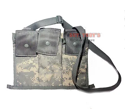 GENUINE US ACU BANDOLEER AMMO POUCH 6 MAGAZINE MOLLE II Excellent Condition • $12.98