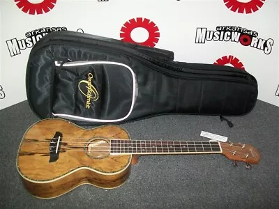 NEW Oscar Schmidt OU7TK Spalted Mango Tenor Ukulele & Gig Bag A-1 • $379