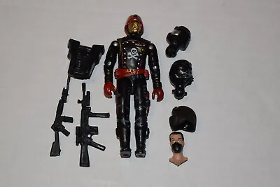 GI Joe Black Major Custom Cobra Red Shadows Crimson Guard BLACK Trooper X1 • $23