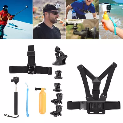 6 In 1 Universal Action Camera Accessories Kit For Gopro Hero 7 5 6 Sports C TOH • $42.28