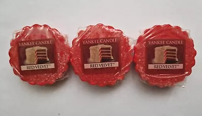 Yankee Candle Red Velvet Wax Melts/Tarts ×3 • £10