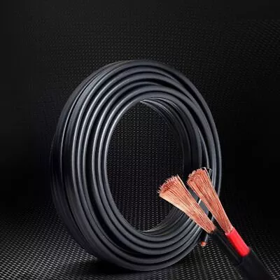 Electrical Twin Core Wire Automotive Sheath Cable PVC Cover Black Sheathing • $115.95