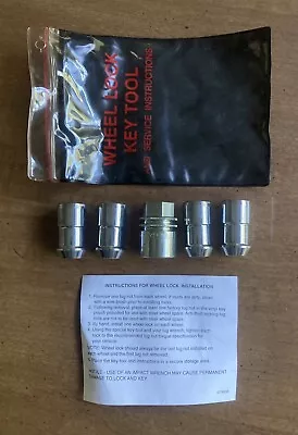 Mcgard Wheel Lock Set W/ Key Tool Anti Theft Lug Nuts Chrome Pre-owned Unused • $28.97