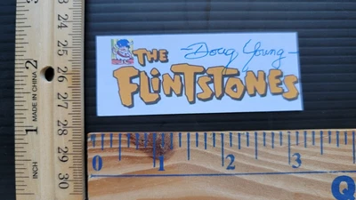 $2 • Buy Doug Young  The Flintstones  Jonny Quest  Voice Actor  Yippee  Autographed Cut