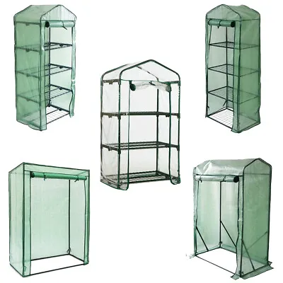 Greenhouse Outdoor Garden Grow Bag Green House With Shelves And Greenhouse Cover • £25.85
