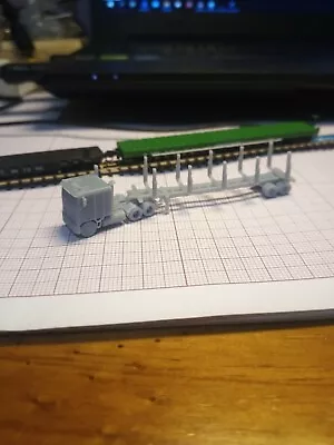 $14 • Buy Z Scale Train Miniature Truck Kenworth And Log Trailer