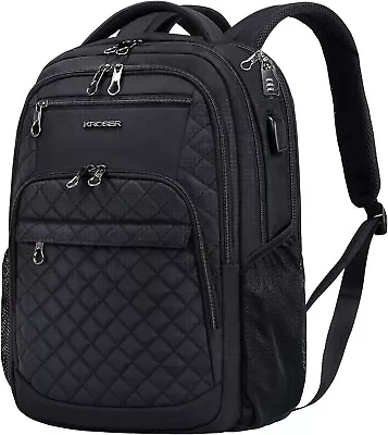 Travel Laptop Backpack 17.3 Inch Large Computer Backpack Water-Repellent School • $64.89