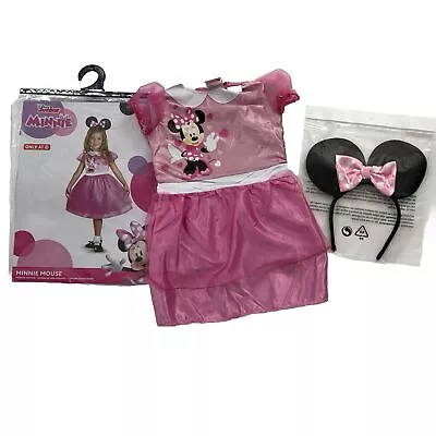 Minnie Mouse Toddler Costume Dress With Headband Ears 2T • $10.87