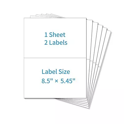 Mailing Shipping Labels Self Adhesive 8.5x5.5 1x2 5/8 3 1/3x4 4x2 3.5x5 POLYSELL • $14.99