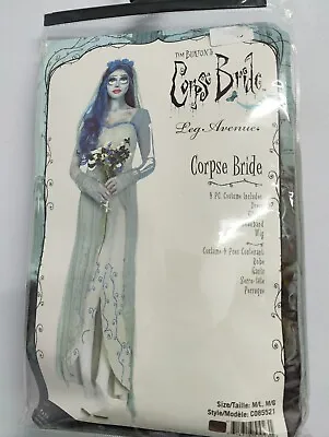 Adult Corpse Bride Costume Tim Burtons Halloween Fancy Dress Ladies Outfit New • £29.95
