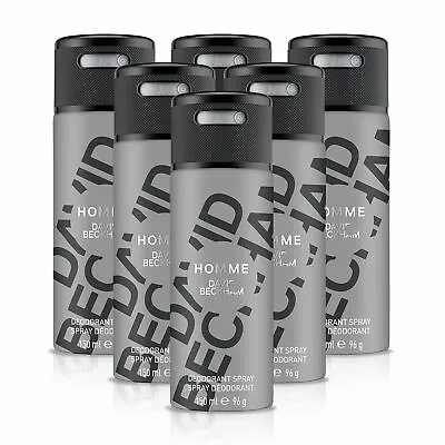 David Beckham  Classic Homme   Body Spray / Deodorant 150ml (Pack Of 6) • £29.99