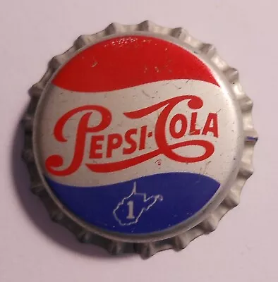 Vintage Pepsi Cola  West Virginia 1  Cork..unused..SODA BOTTLE CAP #3 Minty • $6.82