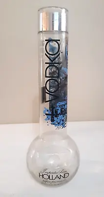 Vodka Bottle Clear Glass Imported From Holland MCurry Bong Design Empty RARE • $49.95