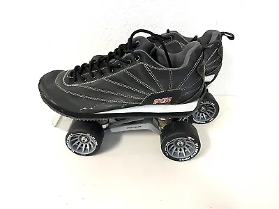 Pacer F-14 Roller Skates With Pacer Velocity Race Wheels Size 9 • $84.99