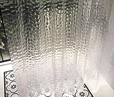 Ryhpez Shower Curtain Liner - Clear Shower Curtain  Assorted Colors  Sizes  • $19.81