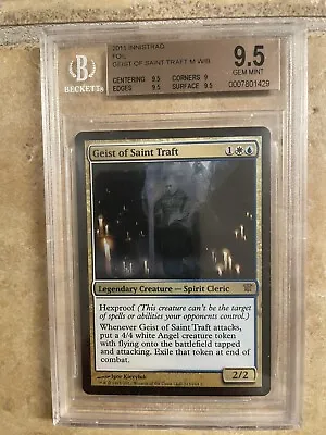 Magic: The Gathering - Geist Of Saint Traft - Innistrad - BGS 9.5 Gem Mint! • $100