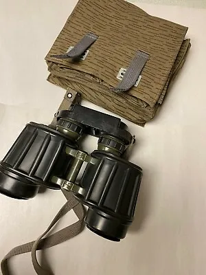 East German 7x40 Rubberized Binoculars From Marked  Nva . With Camo Case. • $325