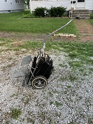 Vintage RAM Golf Bag Caddy Push Pull Cart Seat 1950’s 1960’s - Melrose Park IL • $40