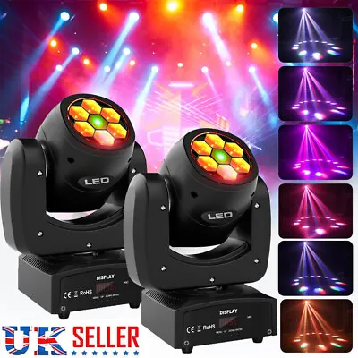 £59.99 • Buy 2x 120W LED Bee Eye Moving Head Light Beam Stage Effect Lighting DMX512 DJ Disco