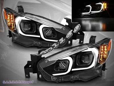 Fit For 2014-2017 Mazda 6 Led Bar Projector Headlights Headlamps Assembly New • $314.97