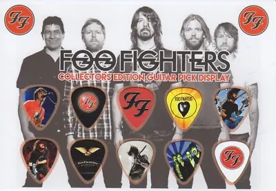 FOO FIGHTERS  **Guitar Pick Display**  Limited Edition • $11.96