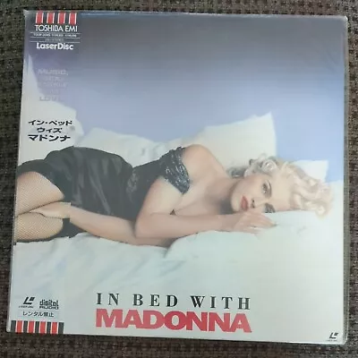 MADONNA Laser Disc LD In Bed With 1991 Japan OBI TOLW-3095 New Sealed  • $79.95