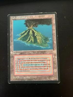 Mtg Volcanic Island Played Volcanic Island Black Border Fbb 1 Magic Edition • $1122.22