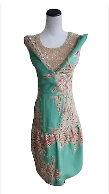 Anthropologie Manish Arora Beaded Sequin Dress New $1699.00 Size Small 4-6  • $239
