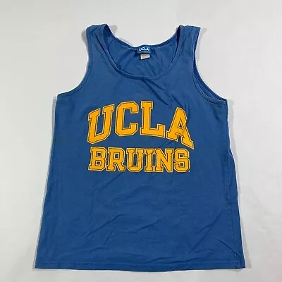 UCLA Bruins Tank Top Mens Small Blue Graphic Yellow Los Angeles Jersey Casual • $7.90