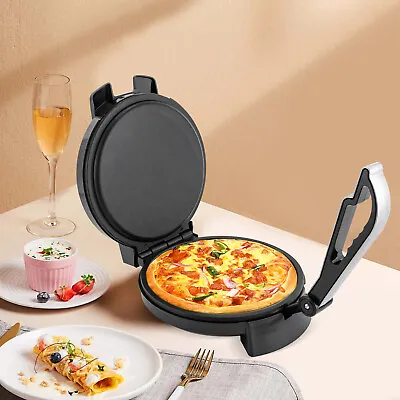 Round Electric Purpose Tortilla Maker Roti Chapati Flat Bread Pizza Machine • $80