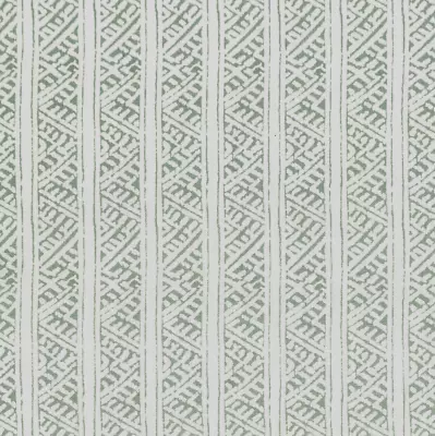 ANDREW MARTIN CURTAIN FABRIC DESIGN Ostuni Stripe 2 METRE CELADON INDOOR/OUTDOOR • $67.69