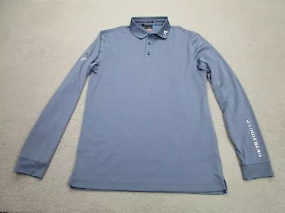 J. Lindeberg Shirt Mens M Blue Polo Tour Performance Golf Sherwood Country Club • $49.99