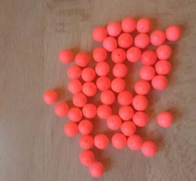 10mm PIKE DEAD BAIT POPPER BEADS POP UP FISHING FLOATS FOAM BALLS ZIG RIGS UK • £2.99