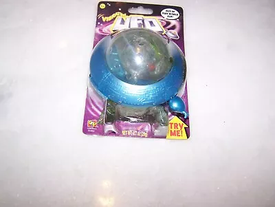 Vtg 2004 Candy Planet Blue UFO Candy Dispensers Vibrating Toy Sealed • $14.25