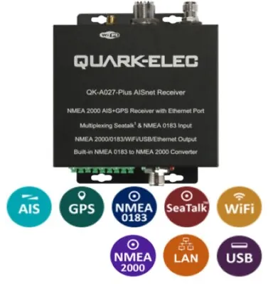 QK-A027 -plus NMEA 2000 AIS+GPS Receiver With NMEA Multiplexer And Ethernet R&S • $255.99